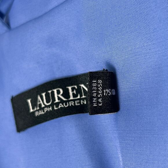 Lauren Ralph Lauren Women Raincoat NWT Size XL Detach Hood French Blue Spring - Picture 7 of 16